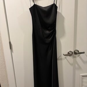 Elegant Black Slip Dress